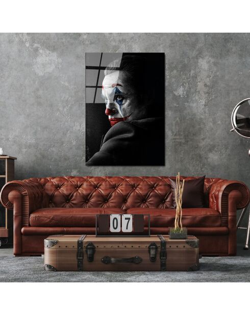Lámina Joker multicolor en cristal - 70x100cm