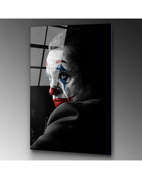 Lámina Joker multicolor en cristal - 70x100cm