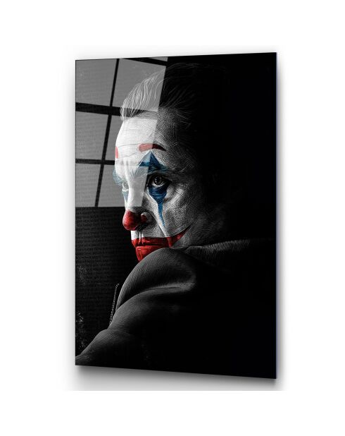 Impression sur verre Joker multicolore - 70x100cm