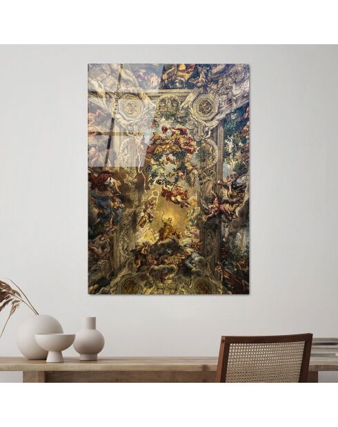 Mehrfarbiger Renaissance-Glasdruck - 70x100cm