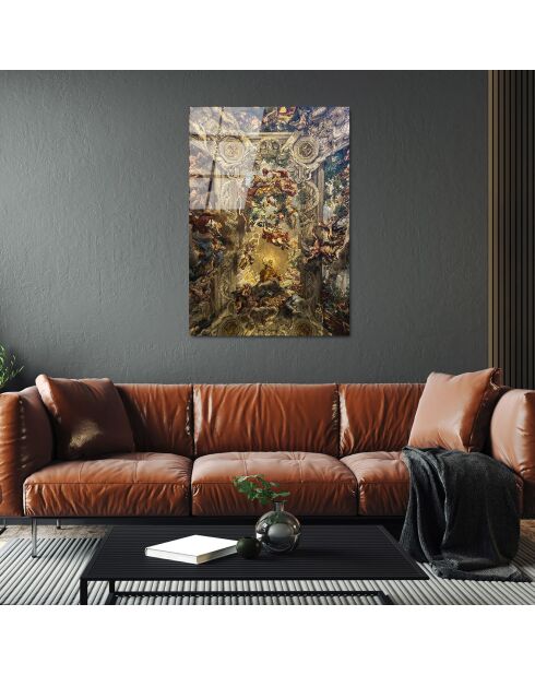 Mehrfarbiger Renaissance-Glasdruck - 70x100cm