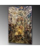 Impression sur verre Renaissance multicolore - 70x100cm