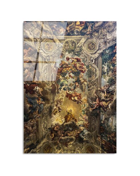 Mehrfarbiger Renaissance-Glasdruck - 70x100cm