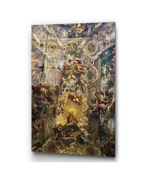 Mehrfarbiger Renaissance-Glasdruck - 70x100cm