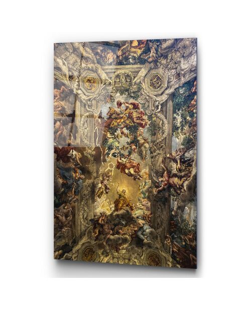 Impression sur verre Renaissance multicolore - 70x100cm