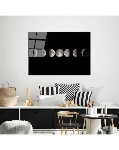 Mehrfarbiger Mondglasdruck - 70x100cm