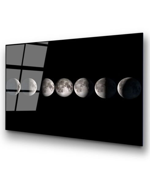 Mehrfarbiger Mondglasdruck - 70x100cm