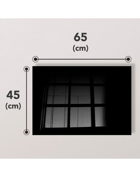 Impression sur verre Freddy Mercury multicolore