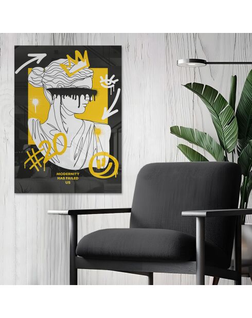 Mehrfarbiger Pop-Glasdruck