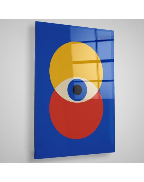 Impression sur verre Abstrait multicolore