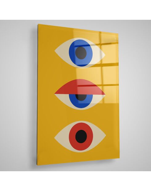 Impression sur verre Abstrait multicolore