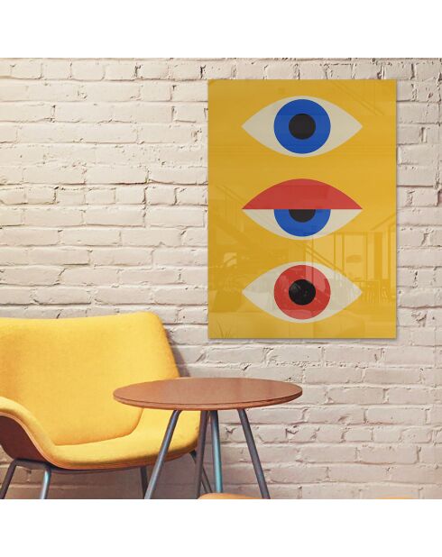Impression sur verre Abstrait multicolore
