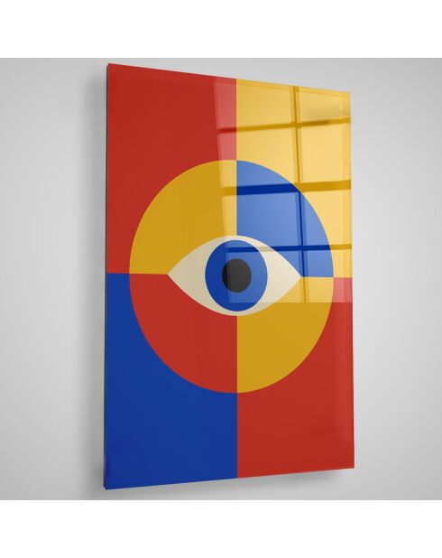 Impression sur verre Abstrait multicolore