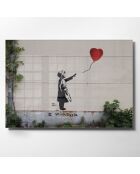 Impression sur verre Reproduction Banksy multicolore