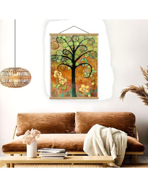 Décoration murale multicolore - 50 x 70 cm