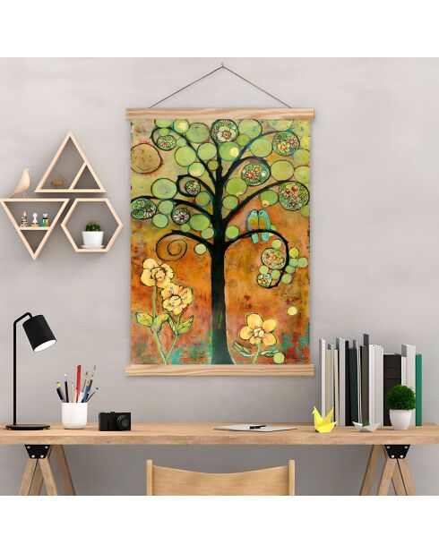 Décoration murale multicolore - 50 x 70 cm