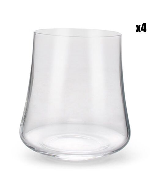 4 Verres Muze transparents - 39cl