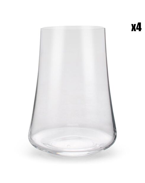 4 Verres longdrink Muze transparents - 47cl