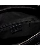 Borsa da weekend Claude in pelle nera - 49x30x20 cm