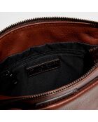 Sacoche en Cuir Giorgio marron - 20x23x4 cm