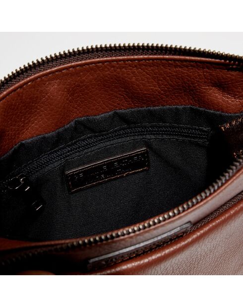 Sacoche en Cuir Giorgio marron - 20x23x4 cm