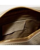 Sac bandoulière en Cuir Nat beige - 20x15x6 cm