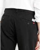 Pantalon Chino en Toile de coton Slim fuselé XX noir