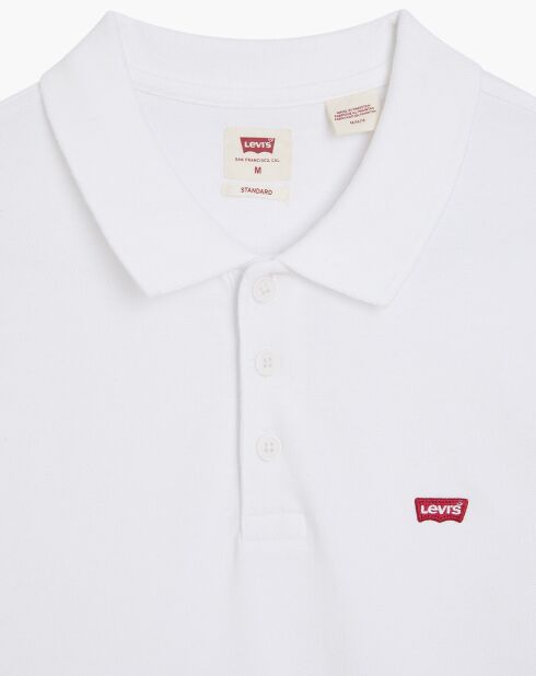 Polo Housemarked en Coton Regular Fit blanc