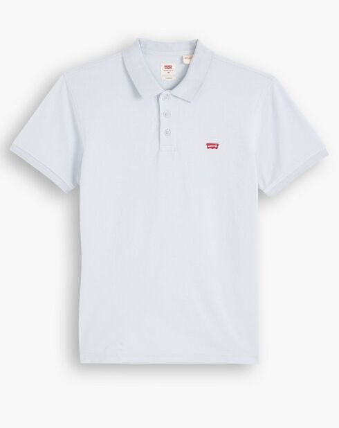 Polo Housemarked en Coton Regular Fit bleu ciel
