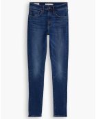 Jean 721 taille haute Skinny bleu foncé