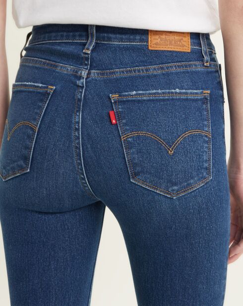 Jean 721 taille haute Skinny bleu foncé