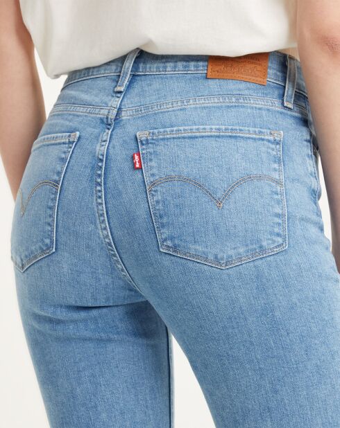Jean 724 High Rise Slim taille haute bleu