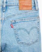 Jean 501 Crop taille haute bleu