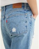 Jean 501 Crop coupe droite bleu