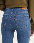 Jean 720 super Skinny taille haute bleu foncé