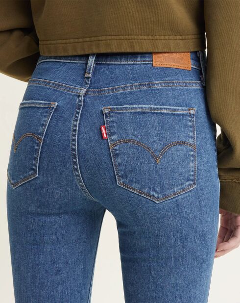 Jean 720 super Skinny taille haute bleu foncé