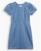 Robe en jean courte Erin 90's bleue