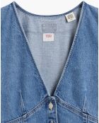 Robe en jean courte Erin 90's bleue