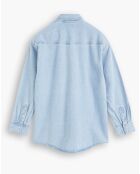 Chemise en jean Dorsey Xl oversize Western bleu clair