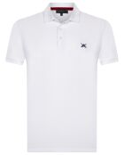 Polo manches courtes blanc/écru