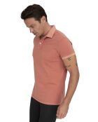 Polo manches courtes Garment corail