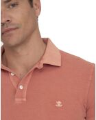 Polo manches courtes Garment corail