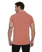 Polo manches courtes Garment corail