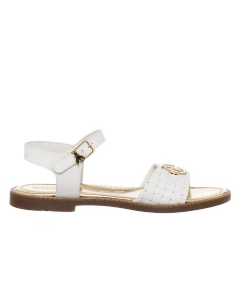 Witte leren sandalen Cipria