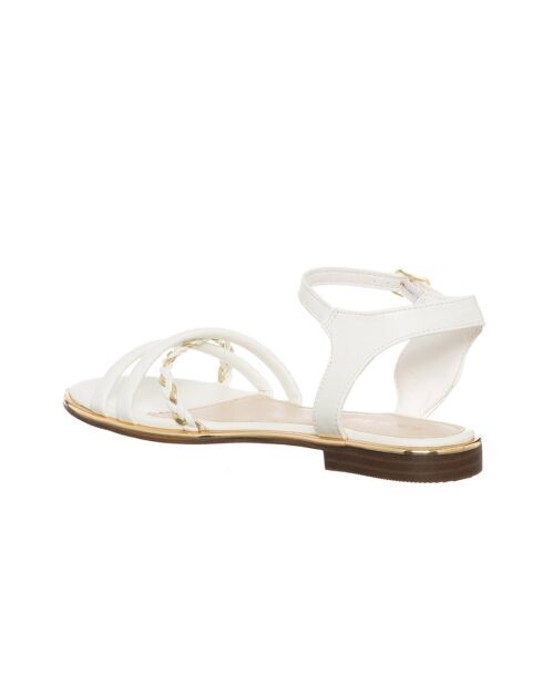 Witte sandalen van Nobu