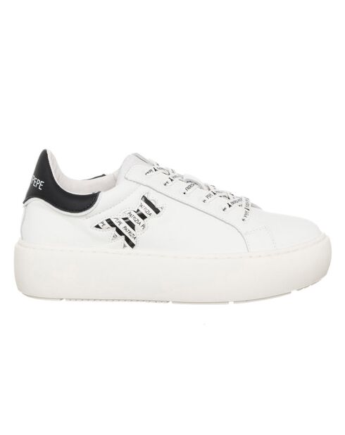 Sneakers en Cuir Vita blanc/noir