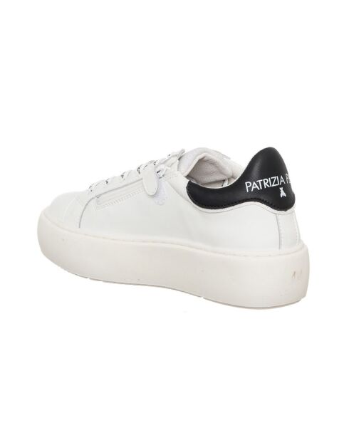 Sneakers en Cuir Vita blanc/noir