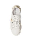 Sneakers en Cuir Off blanc cassé