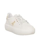 Sneakers en Cuir Off blanc cassé