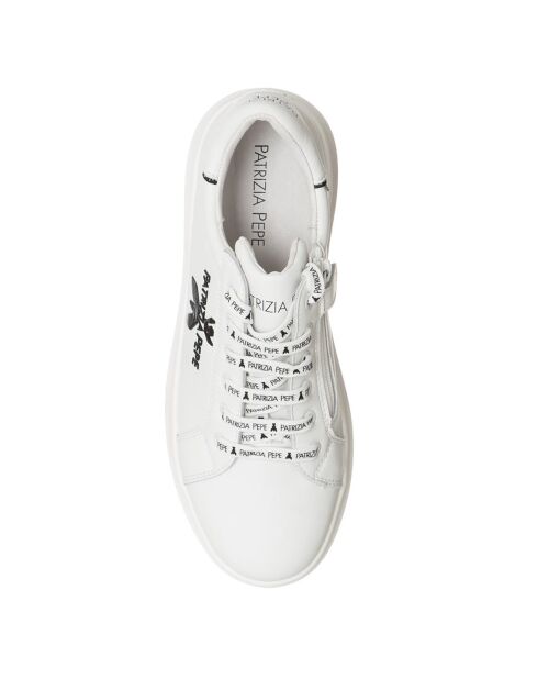 Sneakers en Cuir Eno blanc/noir